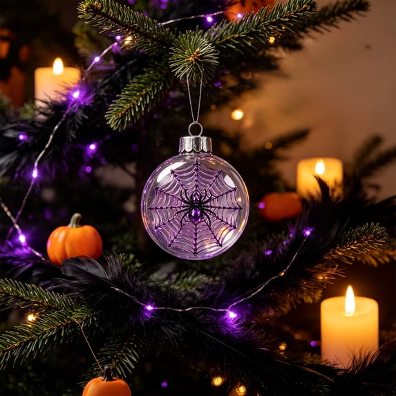 Acrylic Hanging Ball B - Shatterproof acrylic ball with spooky print ...