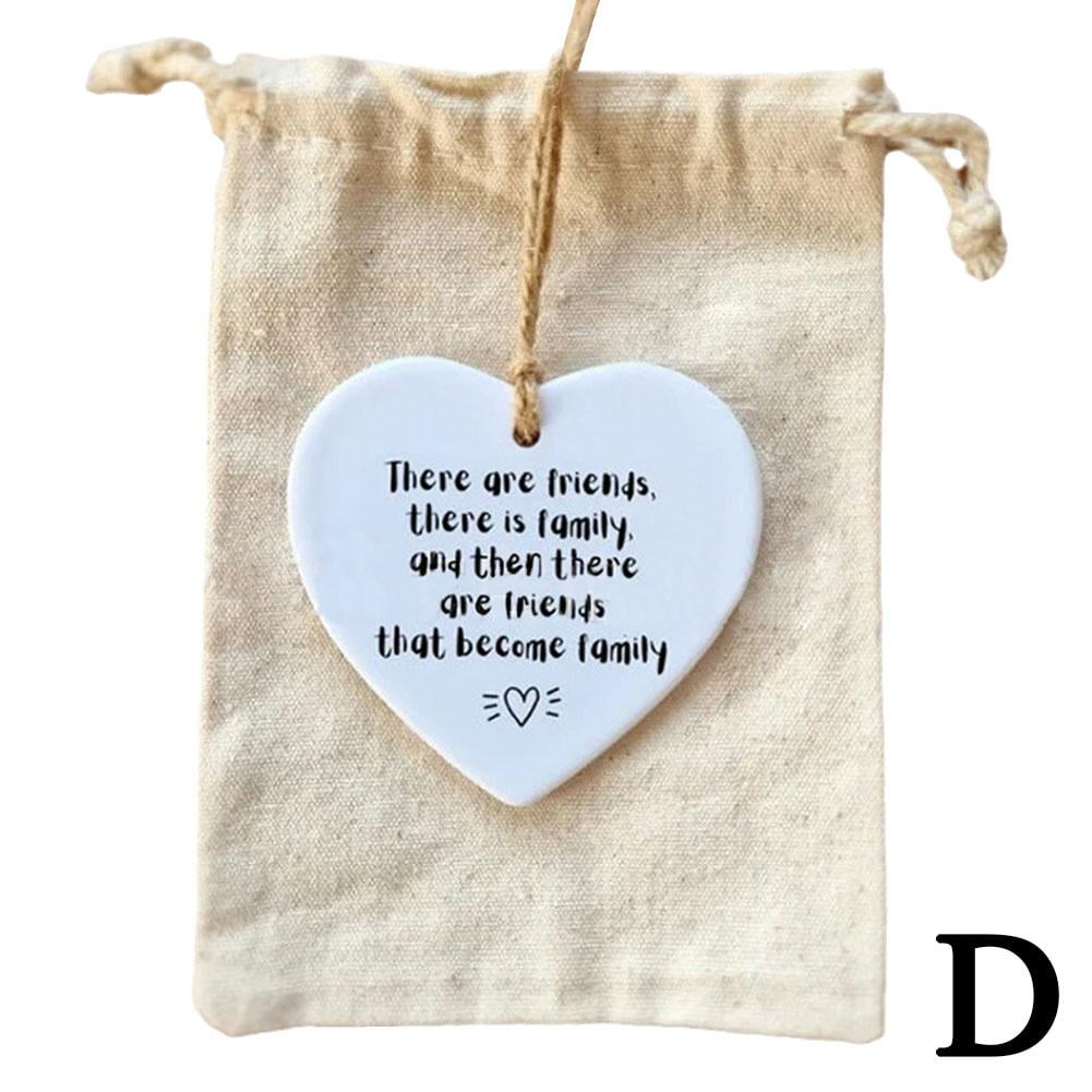 Acrylic Hanging Heart Plaque Gift, Never Forget the Difference You Make, Thank You Gift ...