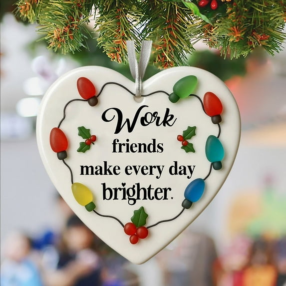 Acrylic Heart-Shaped Sea Glass Friendship Decor, Friendship Heart-Shaped Keepsake, Friendship Heart-Shaped Ornament for Christmas Tree Hanging Ornaments, Sea Glass Art for Best Friends