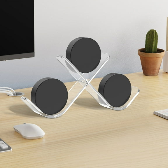 Acrylic Hockey Puck Display Case Clear Hockey Puck Holder Waterproof Hockey Puck Display Rack Holds 3 Pucks Hockey Puck Display Stand for Displaying Your Autograph Hockey Puck