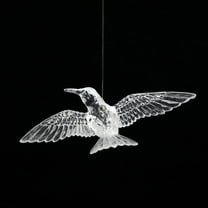 Acrylic Hummingbird Wedding Decor - Transparent Crystal Hanging Ornaments, Shatterproof UV-Resistant Bird Pendants with Glossy Finish & Easy-Hang String for Wedding Venues & Home, 9.84*6.69in, H
