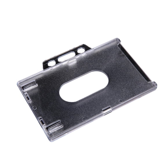 Acrylic ID Card Cover for Nurses Hospital Staff Transparent Driver License Card School Badge Holder Bus Pass