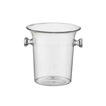Acrylic Ice Bucket Commercial Champagne Bucket Home Bar Small Ice Pellet Bucket Filled with Ice