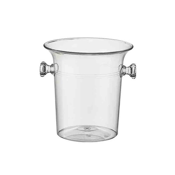 Acrylic Ice Bucket Commercial Champagne Bucket Home Bar Small Ice Pellet Bucket Filled with Ice