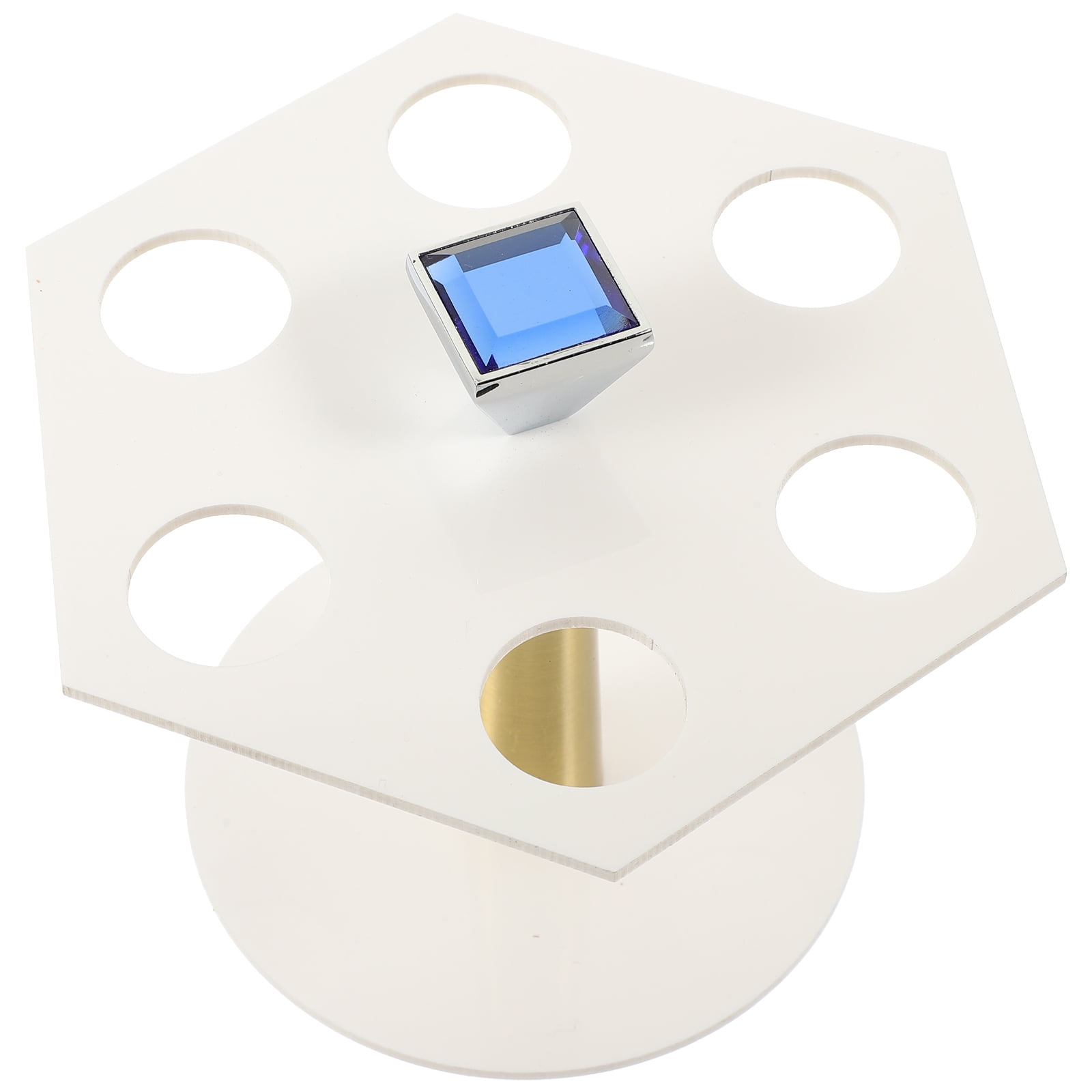 IMIKEYA Acrylic Ice Cream Cone Holder 3 Holes Waffle