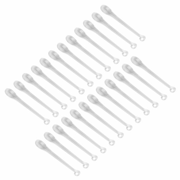 Acrylic Icicles Christmas Ornaments Set for Xmas Tree Holiday Party Decor Clear 3.9 inches / 10 cm Hanging Icicle Pendant Props 24 Count