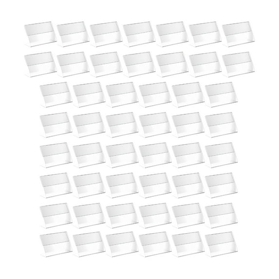 Acrylic Identification Card Holders Set Of 50 Suitable For Functions And Business Needs