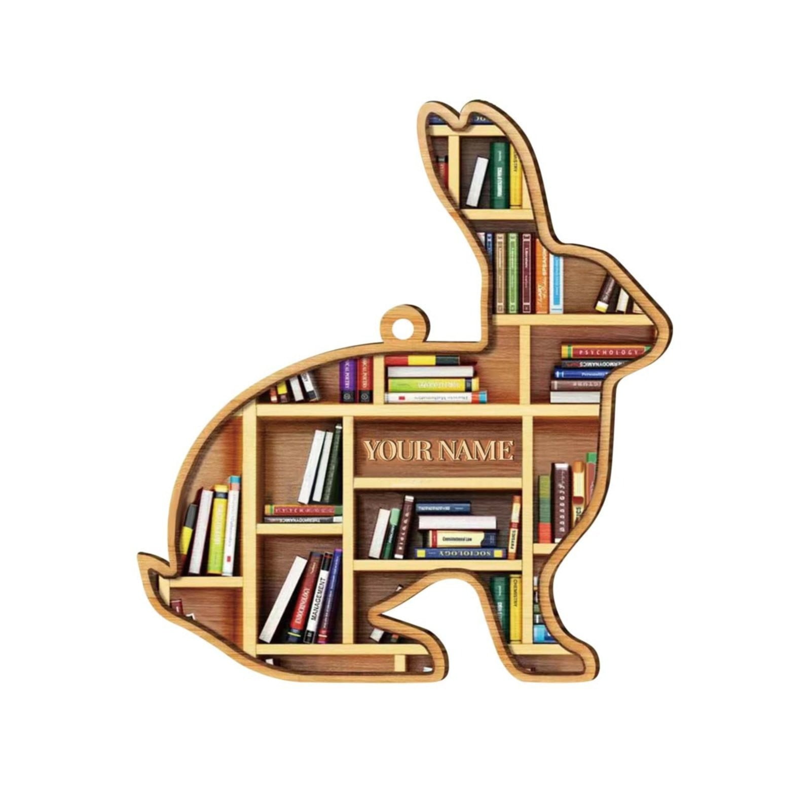 Acrylic Interesting Books Christmas Tree Hanging Ornaments Cute Double