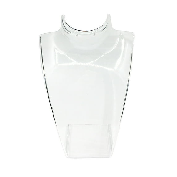 Acrylic Jewelry Holder Removable Solid Color Earrings Mannequin Bust Display Stand Indoor Cabinets Jewelries Store Support Transparent