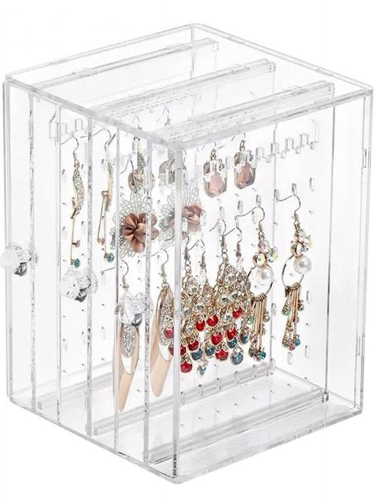 Acrylic Earring Organizer Box  Earring Acrylic Storage Box