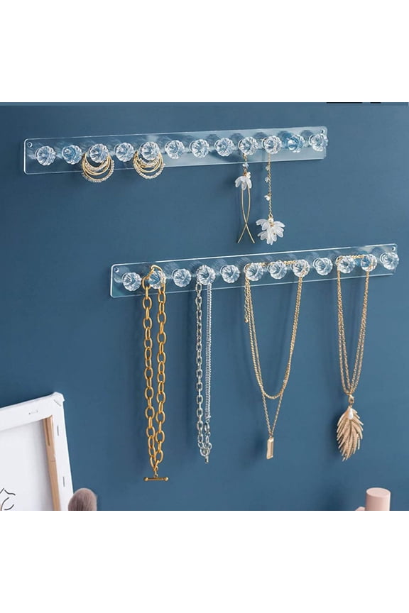 Acrylic Jewelry Storage Rack, Necklace, Bracelet, Earring Hanging Rack