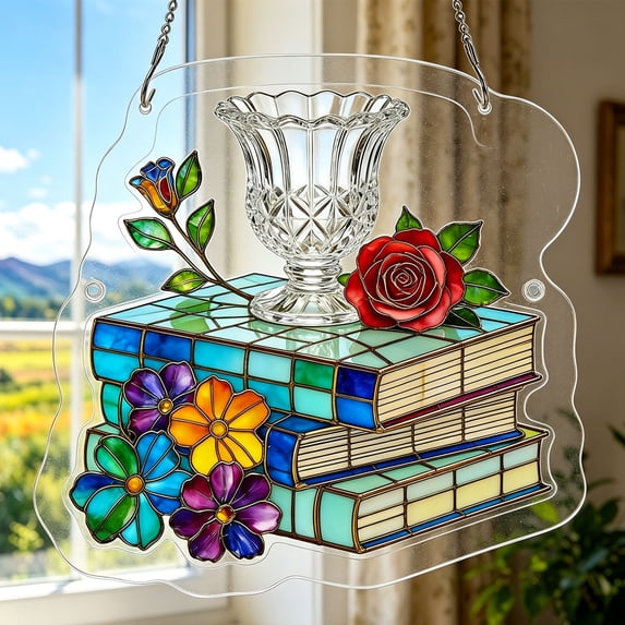 Acrylic Jigsaw Puzzle, DIY Assemble Precision Cut Shatter-Resistant Burr-Free Interlocking Clear Acrylic Puzzle for Home Desktop Wall Shelf Tabletop Window Decor Gifting, #3
