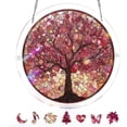 thumbnail image 1 of Acrylic Jigsaw Puzzle Suncatcher-Galactic Colorful Birds, Stained Glass Window Hanging, Home Decor Creative Mom Gifts, Birthday Gifts for Women,Wife, Sisters, Aunt, Besties 7.4in, 1 of 7