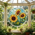 thumbnail image 1 of Acrylic Jigsaw Puzzle Suncatcher, Unique Emerald Flame Hummingbird Stained Glass Style Puzzle for Adults, DIY Sun Catchers Indoor Window, Home Decor, Creative Gift, 1 of 5
