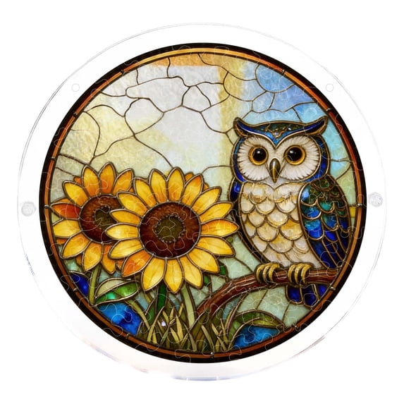 Acrylic Jigsaw Puzzle Suncatcher Window Hanging, Acrylic Jigsaw Puzzle ...