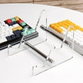 thumbnail image 1 of Acrylic Keyboard Display Stand for Desks, Transparent Removable Holder for Tablets and Photo Frames, Stylish Desktop Organizer for Tech Enthusiasts, Durable Modern Stand for Office Use, by UKHCCC, 1 of 7