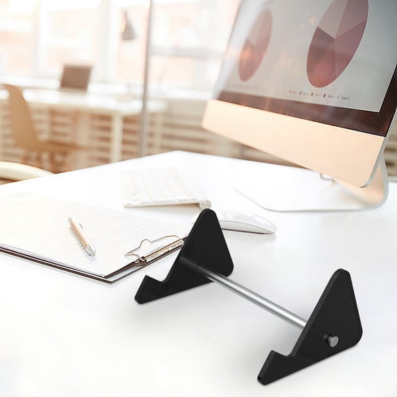 Acrylic Keyboard Display Stand for Desks, Transparent Removable Holder for Tablets and Photo Frames, Stylish Desktop Organizer for Tech Enthusiasts, Durable Modern Stand for Office Use, by UKHCCC