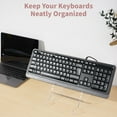 Acrylic Keyboard Stand, 2Tier Mechanical Keyboard Stepped Display
