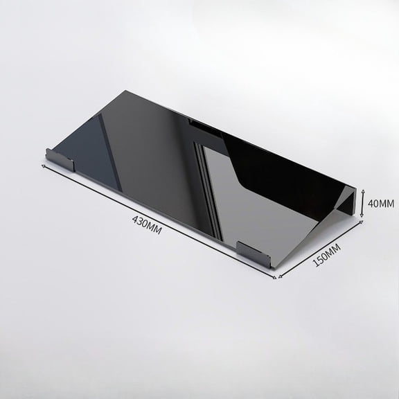 Acrylic Keyboard Stand, Adjustable Ergonomic Keyboard Riser with Wrist Rest, Desktop Tilted Platform Stand for Mechanical Keyboard, Dust Cover & Storage Rack