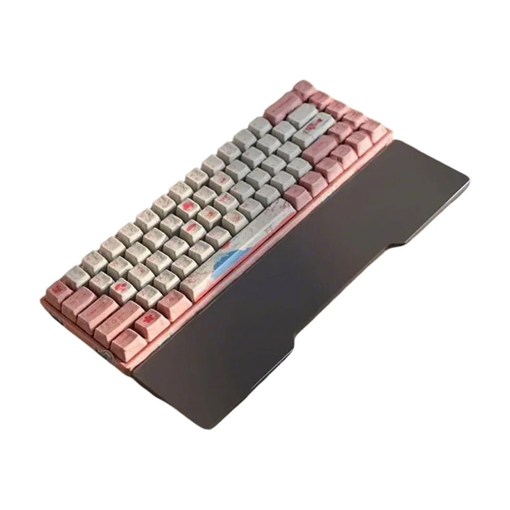 Acrylic Keyboard Wrist Rest, Ergonomic Wrist Pad for Typists and Gamers, Antislip Base