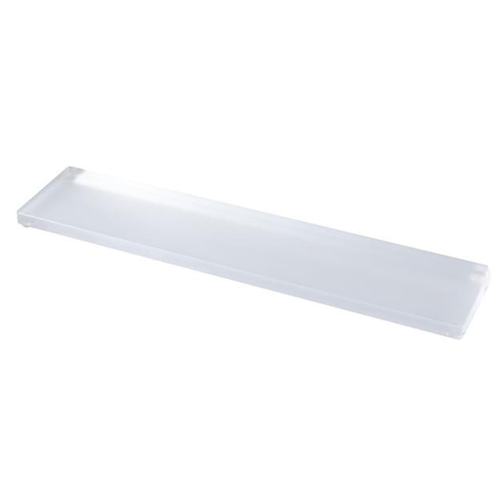 Acrylic Keyboard Wrist Rest, Transparent Ergonomic Wrist Support Pad for Typists and Gamers, Antislip Base
