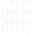 thumbnail image 1 of Acrylic Keychain Blanks, 2.5 Inch Round Clear Disc Ornaments for DIY Keychain, Crafting Projects 2 Inch Transparent, 1 of 6