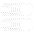 thumbnail image 1 of Acrylic Keychain Blanks, 2.5 Inch Round Clear Disc Ornaments for DIY Keychain, Crafting Vinyl Projects, Tree Decoration 2.5 Inch Transparent, 1 of 6