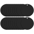 thumbnail image 1 of Uxcell Acrylic Keychain Blanks, 4 Inch Round Clear Disc Ornaments with Hole, Black, Pack of 20, 1 of 6