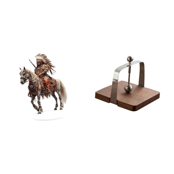 Acrylic Knight Desk Sign Napkin Organizer Waterproof Material for Home Kitchen Office Decoration