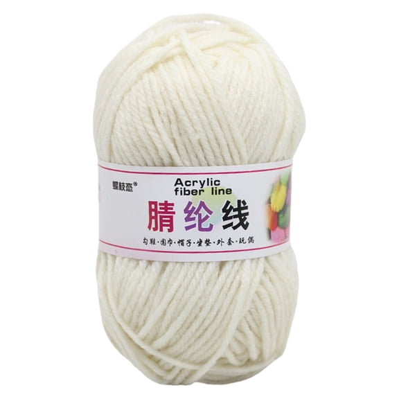 Acrylic Knitting Yarn, Soft Chunky Craft Yarn for DIY Sweater Scarf Slippers, Anti-Pilling Crochet Knitting Supplies