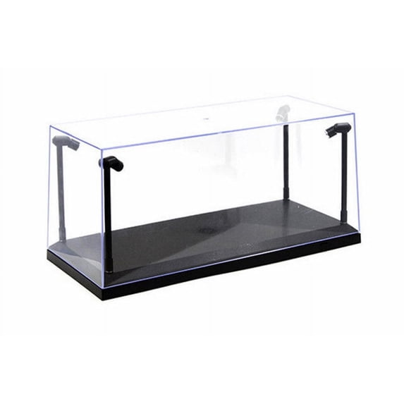 Acrylic LED Display Case, Black - ModelToyCars 9920BK - 1/18 Scale Display Case for Diecast Cars