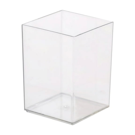 Acrylic Large Capacity Transparent Pen Container Modern Storage Barrel for Office Desk