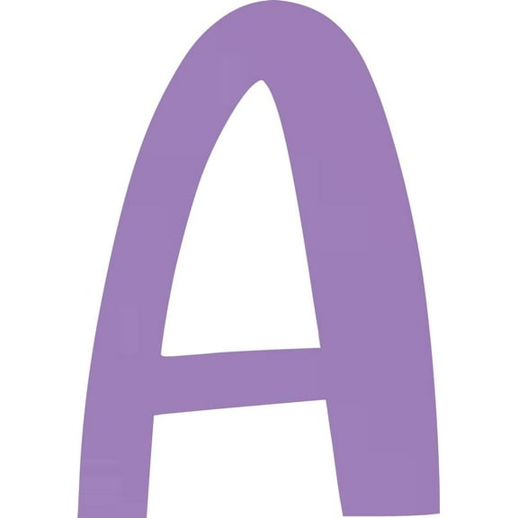 Acrylic Letter A Blank, 2'' Tall Lavender Acrylic Sign Letter, Choose Your Color, Invitation