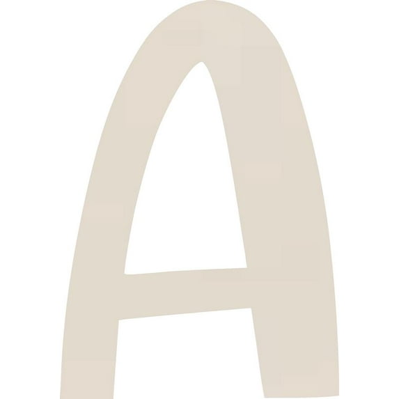 Acrylic Letter A Bold, 1'' Tall White Small Acrylic Plastic Letter, Color Choices, Reception