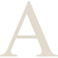 thumbnail image 1 of Acrylic Letter A Times, 10'' Tall White Custom Acrylic Letters, Choose Your Color, 1 of 5