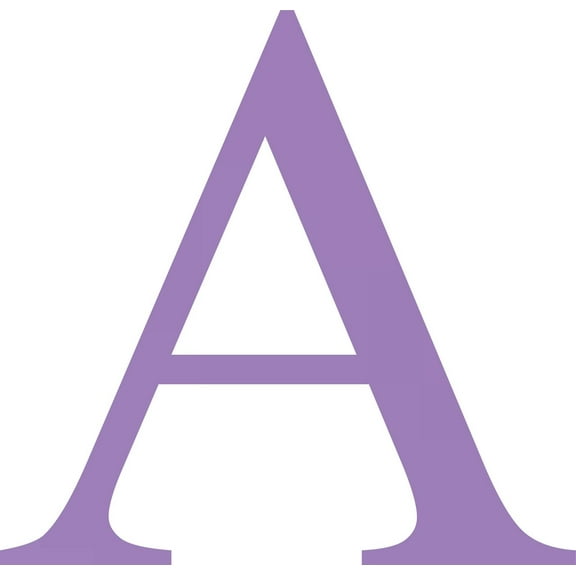 Acrylic Letter A Times, 3'' Tall Lavender Laser Cut Acrylic Letters, Choose Color Option