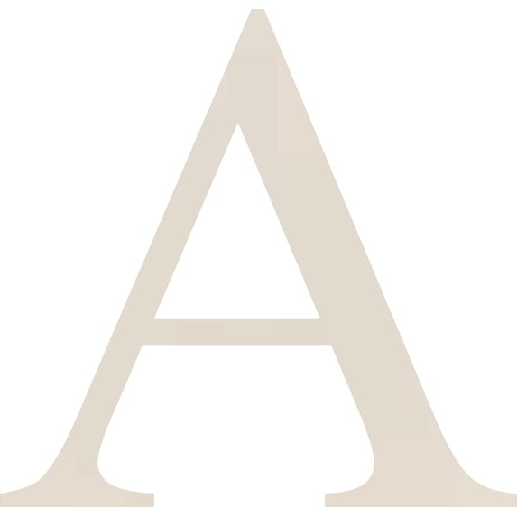 Acrylic Letter A Times, 3'' Tall White Laser Cut Acrylic Letters, Choose Color Option