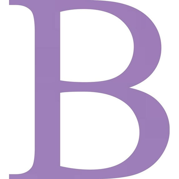 Acrylic Letter B Times, 2'' Tall Lavender Acrylic Sign Letter, Choose Your Color, Decorative Craft