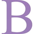 thumbnail image 1 of Acrylic Letter B Times, 3'' Tall Lavender Laser Cut Acrylic Letters, Choose Color Option, 1 of 5
