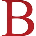 thumbnail image 1 of Acrylic Letter B Times, 8'' Tall Transparent Red Custom Acrylic Letters, Choose Color Option, 1 of 5