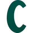 thumbnail image 1 of Acrylic Letter C Bold, 1'' Tall Frosted Teal Small Acrylic Plastic Letter, Color Choices, Reception, 1 of 5