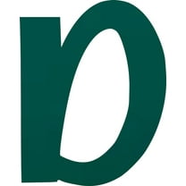 Acrylic Letter D Blank Craft, 8'' Tall Frosted Teal Custom Wedding Reception Signage, DIY