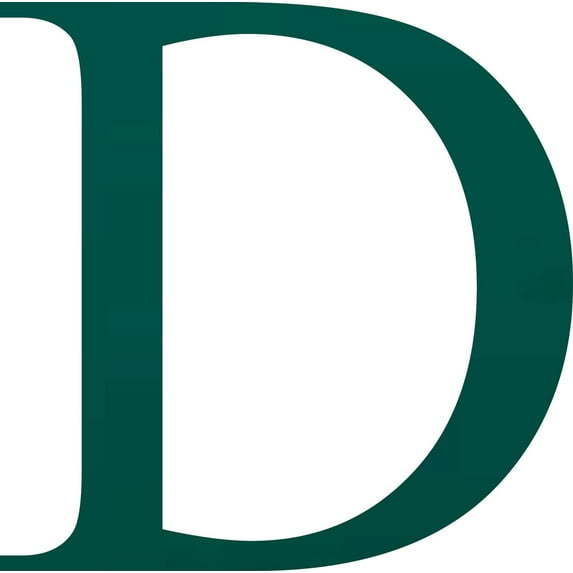 Acrylic Letter D Times, 4'' Tall Frosted Teal Laser Cut Acrylic Letters, Choose Color Option