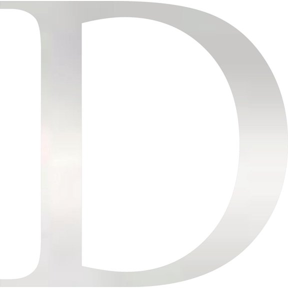 Acrylic Letter D Times, 8'' Tall Clear Custom Acrylic Letters, Choose Color Option