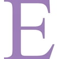 thumbnail image 1 of Acrylic Letter E Times, 4'' Tall Lavender Laser Cut Acrylic Letters, Choose Color Option, 1 of 5