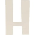 thumbnail image 1 of Acrylic Letter H Blank Craft, 10'' Tall White Custom Wedding Reception Signage, DIY, 1 of 5