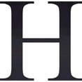 thumbnail image 1 of Acrylic Letter H Times, 1'' Tall Transparent Black Small Acrylic Alphabet Letter, Color Choices, Decorative Craft, 1 of 5