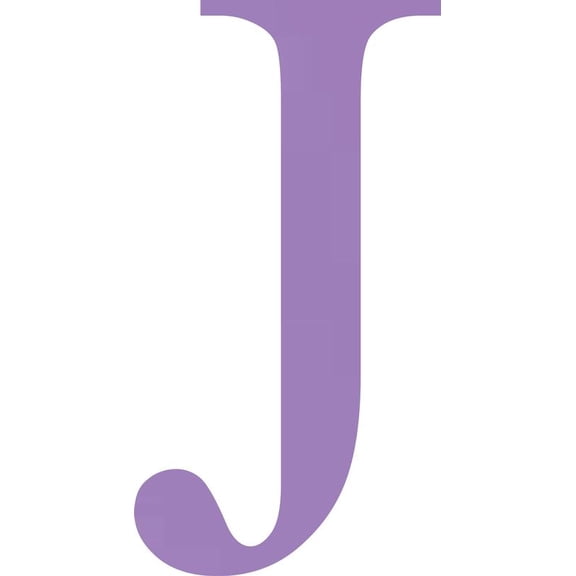 Acrylic Letter J Times, 10'' Tall Lavender Custom Acrylic Letters, Choose Your Color