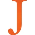 thumbnail image 1 of Acrylic Letter J Times, 8'' Tall Fluorescent Orange Custom Acrylic Letters, Choose Color Option, 1 of 5