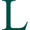 thumbnail image 1 of Acrylic Letter L Times, 1'' Tall Frosted Teal Small Acrylic Alphabet Letter, Color Choices, Decorative Craft, 1 of 5